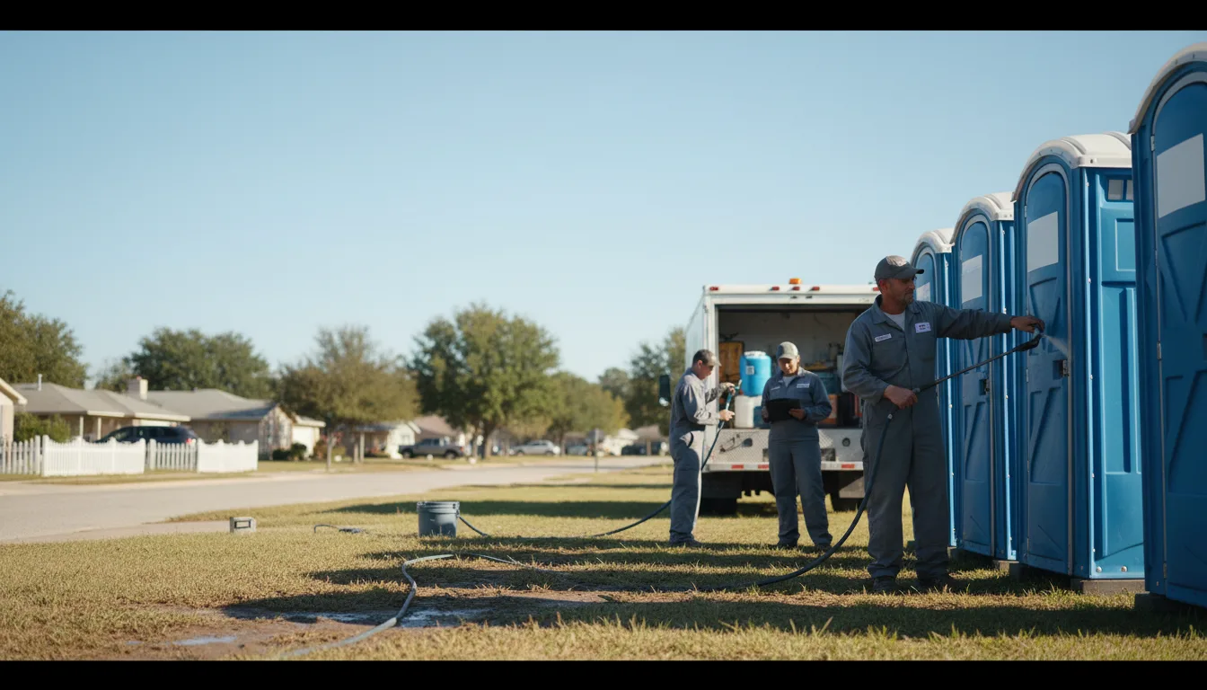 Long-Term Portable Toilet Rental in Sulphur Springs, OH near me